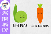 Like Peas and Carrots - Twin Bodysuit SVG